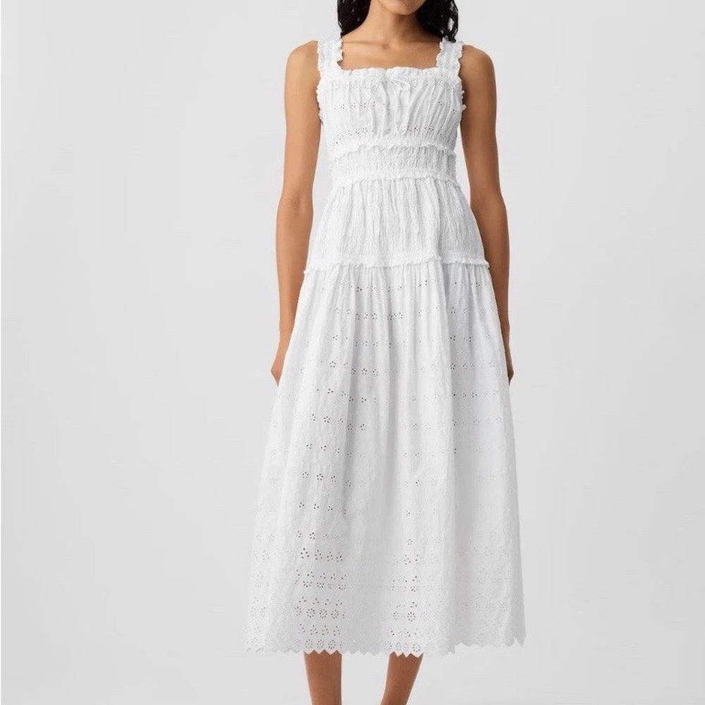 Gap x Doen White Eyelet Dress